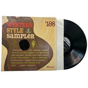 Western Style Sampler Vinyl LP Country Compilation Singcord in Shrink Zondervan
